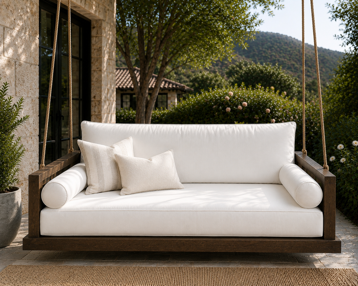 Twin Mattress Cover Set with Extended Back Pillow and Round Bolsters - Multiple Colors