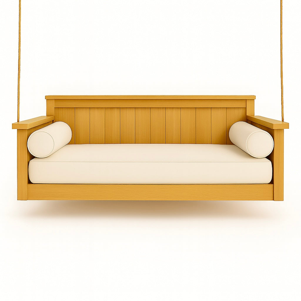 Twin Size Mattress Cover Set with Round Side Bolsters - Multiple Colors