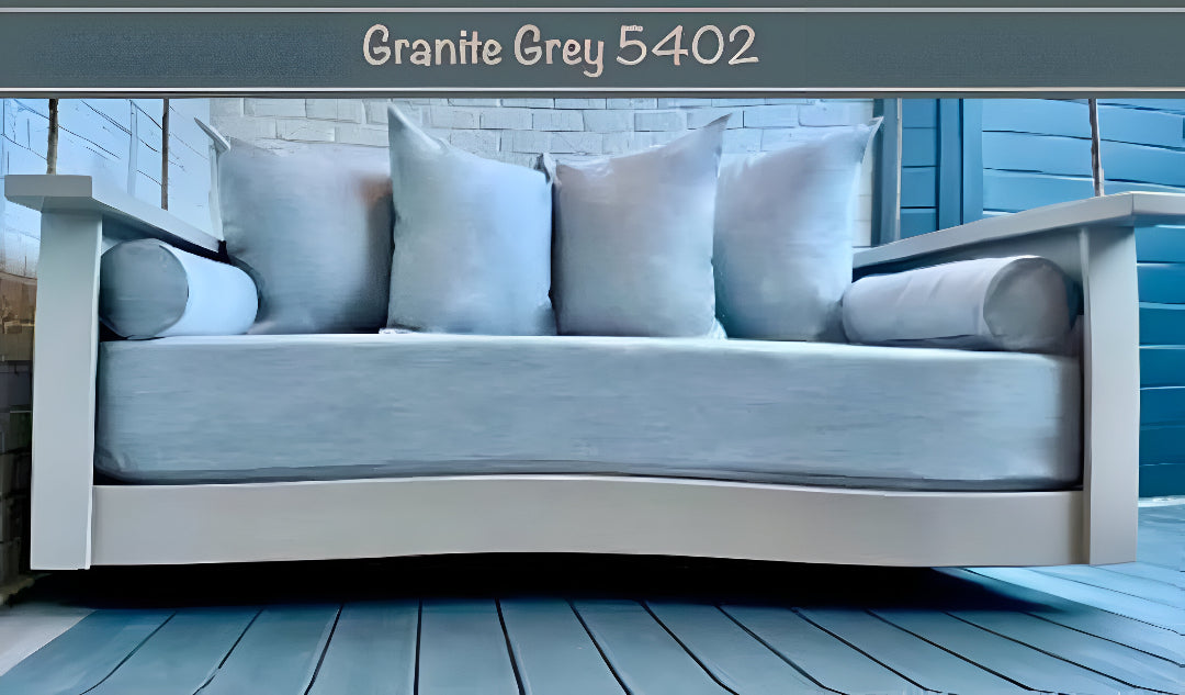 Granite Grey Sunbrella Outdoor Set: Twin Mattress Size Cover