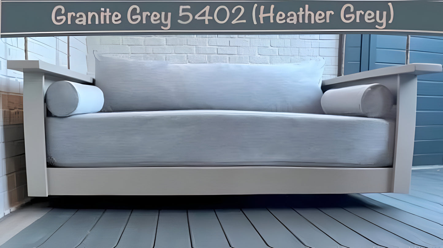 Granite Grey Sunbrella Outdoor Set: Twin Mattress Size Cover