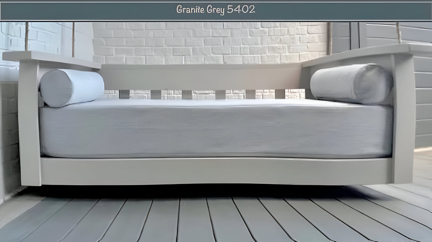 Granite Grey Sunbrella Outdoor Set: Twin Mattress Size Cover