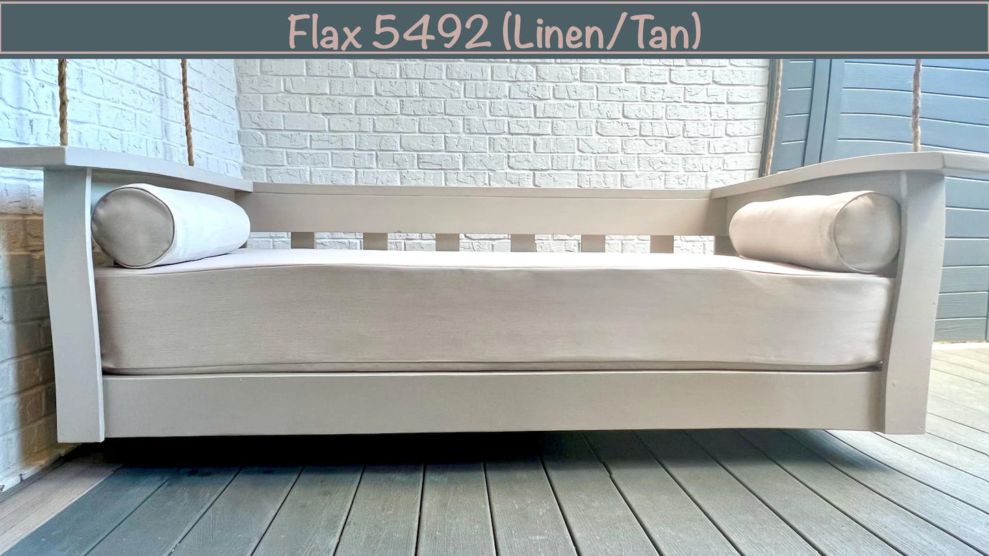 Queen size Mattress Cover Set with Round Side Bolsters