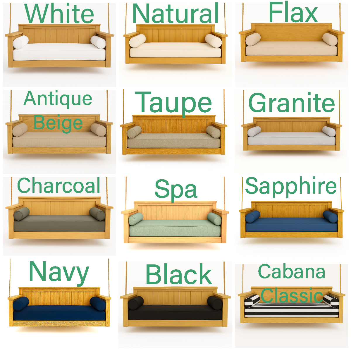 Twin Size Mattress Cover Set  with Round Side Bolsters - Multiple Colors