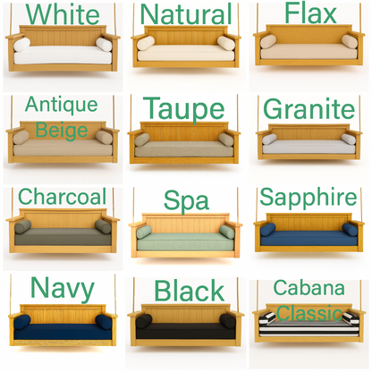 Full size Mattress Cover Set with Round Side Bolsters