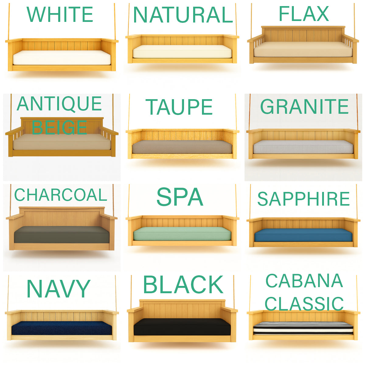 Twin Size Mattress Cover (No Pillows) - Multiple Colors