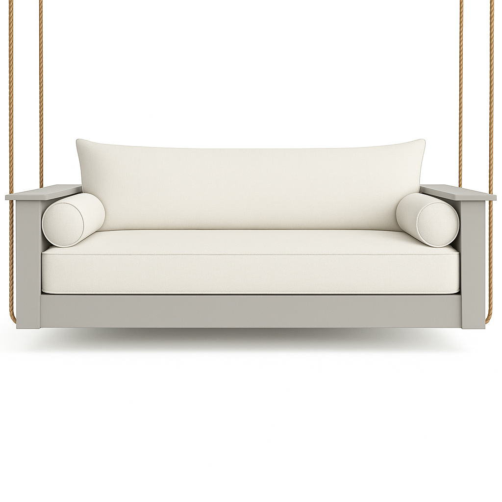 Twin Size  Mattress Cover Set  with Extended Back Pillow and Round Bolsters - Multiple Colors