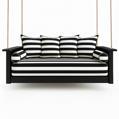 Twin Size Mattress Cover Set  with Euro Back Pillows and Round Bolsters