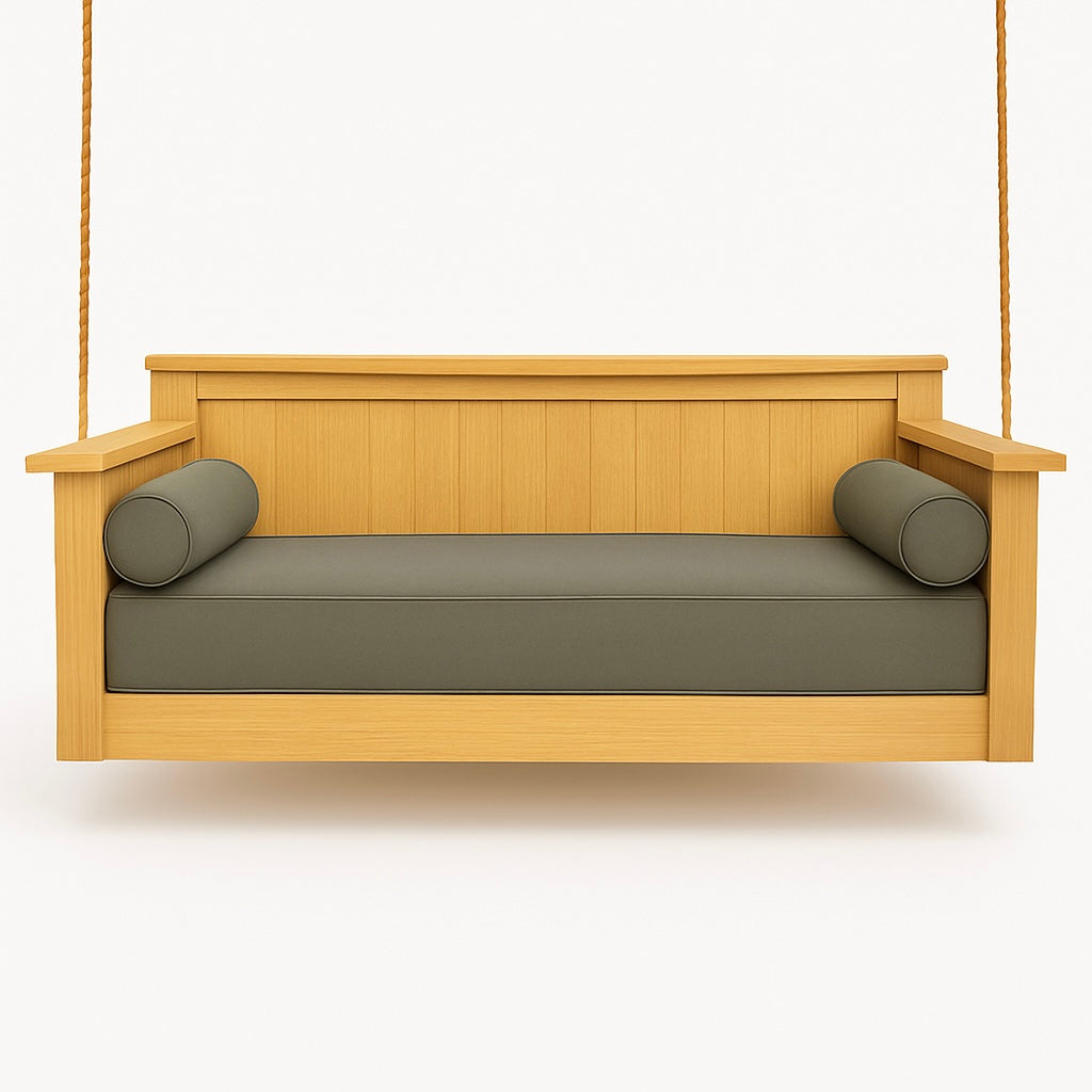 Twin Size Mattress Cover Set  with Round Side Bolsters - Multiple Colors