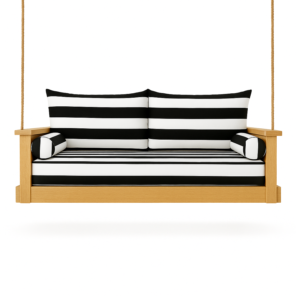 Twin size Mattress Cover Set  with two Back Pillows and Bolsters - Multiple Colors