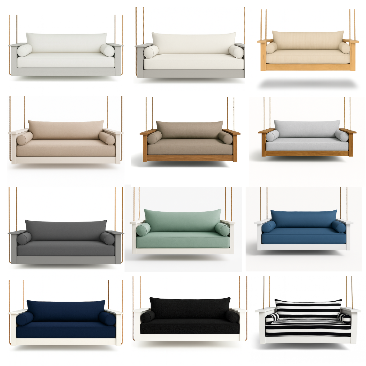 Full size Mattress Cover Set  with Extended Back Pillow and Large Bolsters