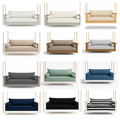 Full size Mattress Cover Set  with Extended Back Pillow and Large Bolsters