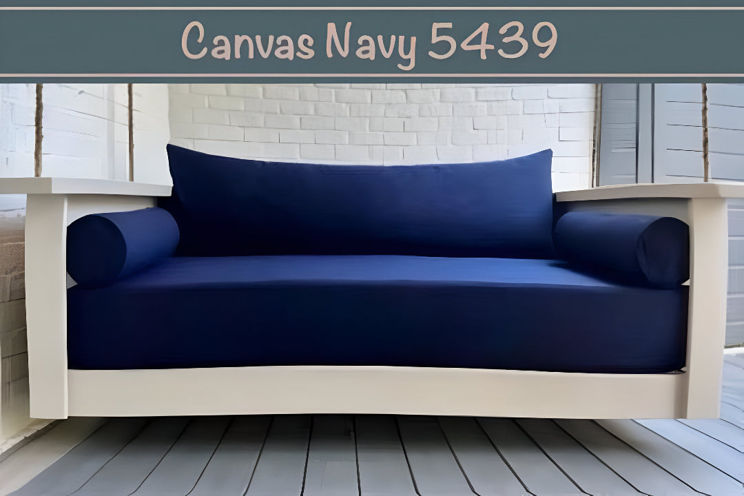 Navy Blue Sunbrella Outdoor Set: Crib Mattress Size Cover