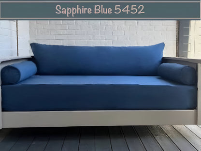 Twin size Mattress Cover Set  with Extended Back Pillow and Bolsters