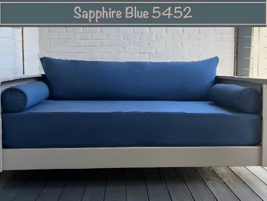 Full size Mattress Cover Set  with Extended Back Pillow and Bolsters