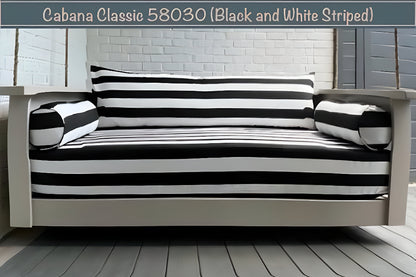 Twin size Mattress Cover Set  with Extended Back Pillow and Bolsters