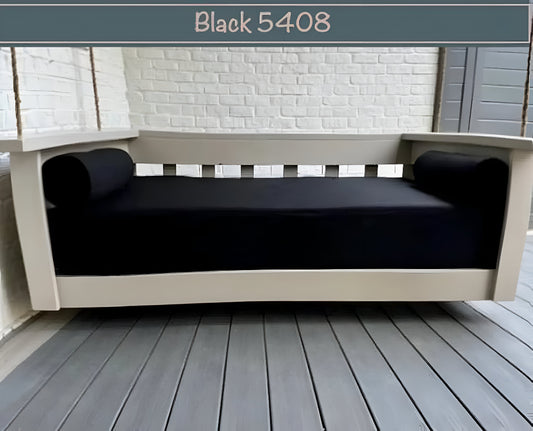 Black  Sunbrella Outdoor Set: Full Mattress Size Cover