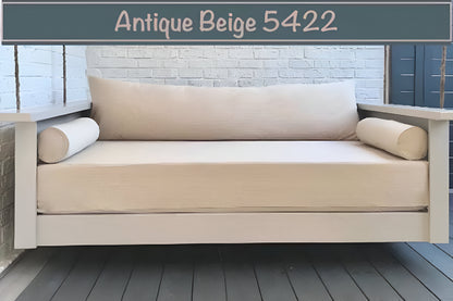 Twin size Mattress Cover Set  with Extended Back Pillow and Bolsters