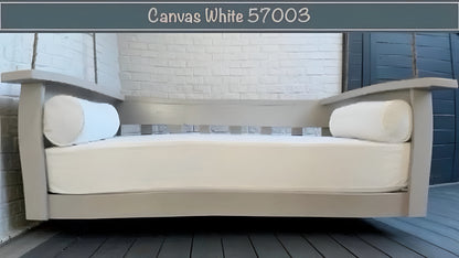 Twin-size Mattress Cover Set  with Round Side Bolsters