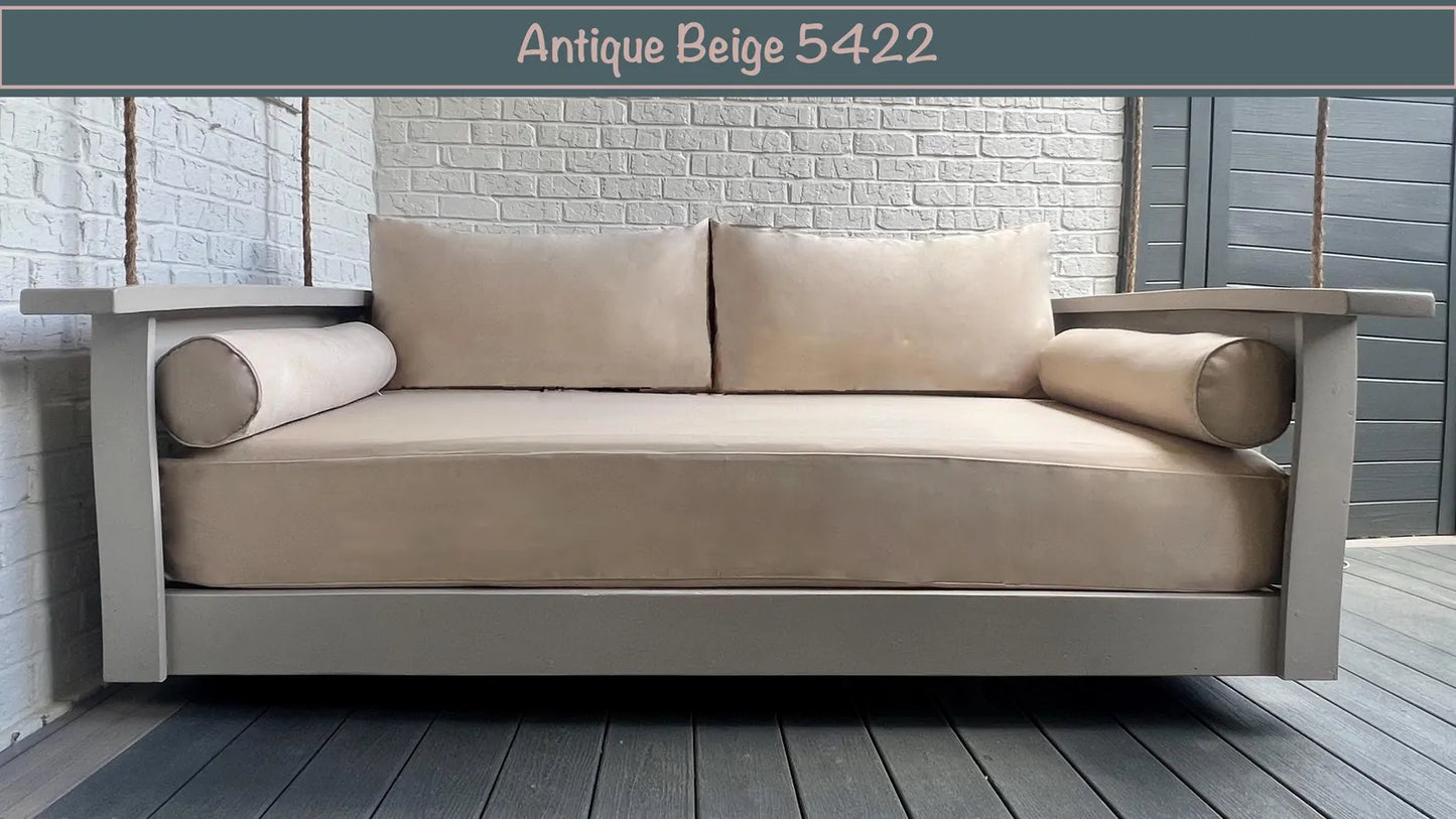 Twin size Mattress Cover Set  with two Back Pillows and Bolsters