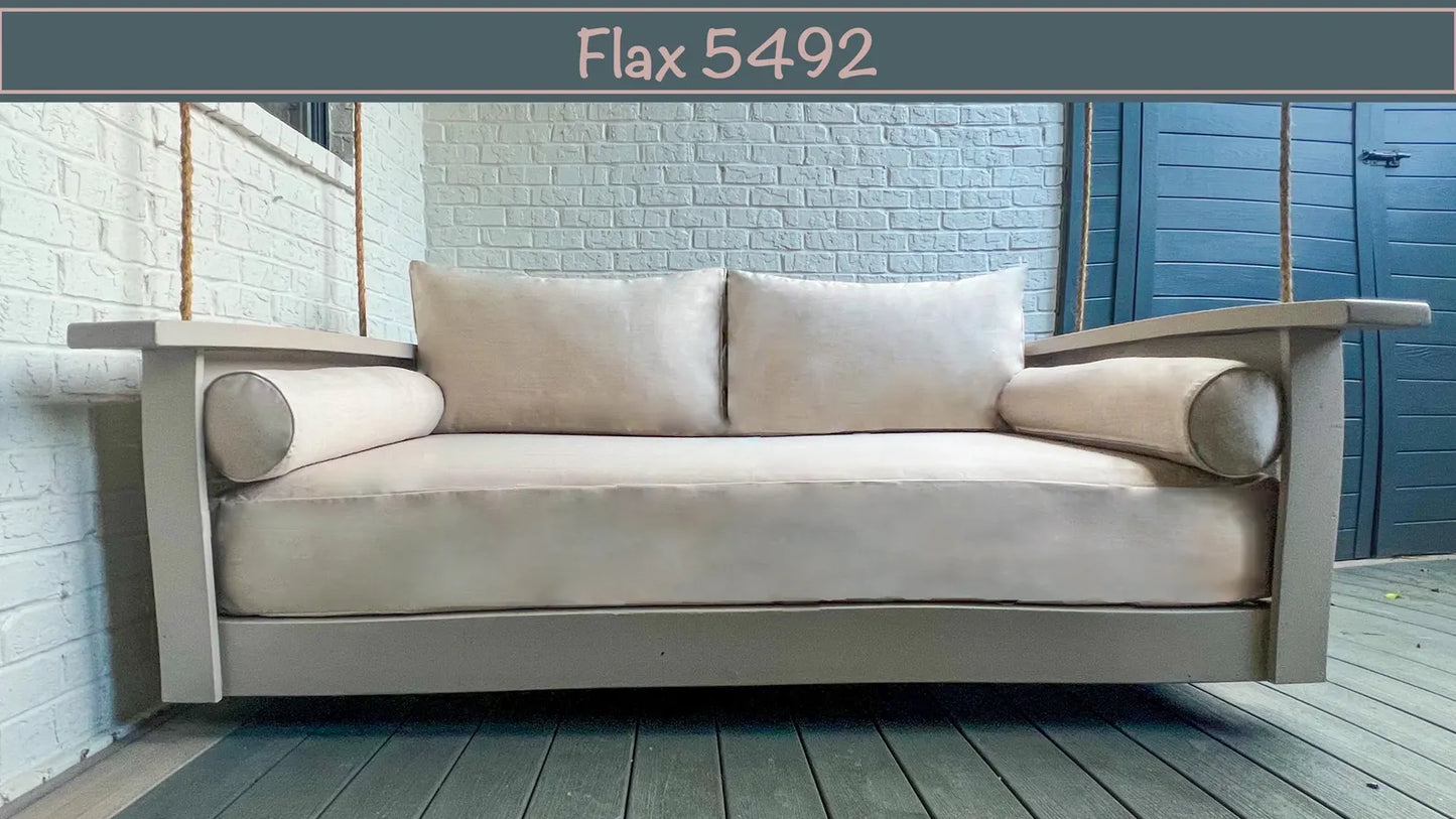 Twin size Mattress Cover Set  with two Back Pillows and Bolsters